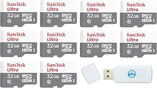 Sandisk 32GB Micro SDHC Ultra (10 Pack) MicroSD…