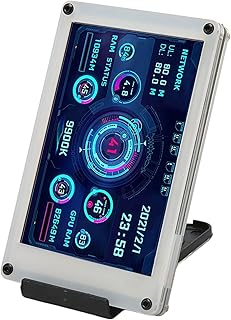 Computer Temp Monitor, 3.5in IPS USB Mini Screen,…