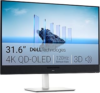 Compare Dell S3225QC 32 Plus 4K QDOLED Display – 31.5" 3840 x 2160 120Hz 0.03ms Display, AIEnhanced 3D Space Audio, HeightTiltRotateTilt Adjustment – Ash White at KSA Price