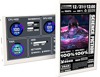 WOWNOVA 5" Computer Temp Monitor, Dynamic Theme…
