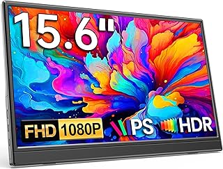 KQC - 15.6" Portable Monitor 1080P FHD…