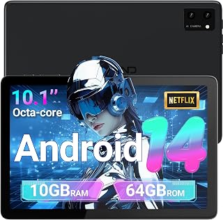 DigiLand Tablets,10.1" Android Tablet with Octa-core…