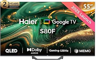 Haier 55 Inch 4K QLED Smart Google TV |…