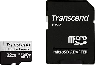 Transcend 32GB High Endurance microSDXC 350V Memory…