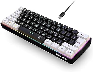 ROCK POW Arabic English 60% Wired Gaming Keyboard…