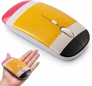 Sabary Pencil Wireless Mouse Cute Silent Click Back…