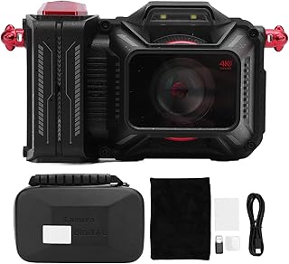 Compare 4K Digital Camera, 70MP HD Micro SLR Camera with 50X Digital Zoom, 3.5 Inch TFT Screen Electronic Flash Timer Photography Recording. 2500mAh at KSA Price