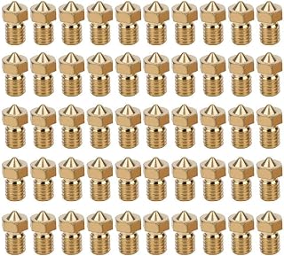 Compare 50PCS M6 Threaded Brass Nozzle 12.5x7.5mm 3D Printer Accessories 1.75mm Accuracy for V6 at KSA Price