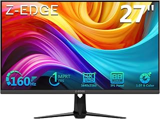 Compare 4K Monitor, 27 inch IPS ZEdge Monitor, 3840 x 2160 UHD IPS Computer Monitor, 450cdm², 160Hz Refresh Rate, 1ms Response Time, G274K UltraThin Bezel at KSA Price