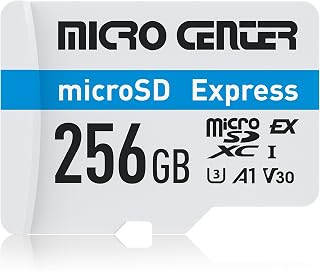 Micro Center 256GB microSDXC-Card UHS-I U3 V30…