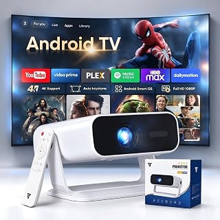 Compare 2026 New Smart Projector Builtin Apps Android 14 Native 1080P 4K Supported at KSA Price