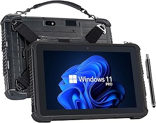 Compare MUNBYN Rugged Tablet IRT08, 10.1 inch Windows Tablet, Windows 11 Pro, 8GB+128GB, Intel N5100,Sunlight Readable, 4G LTE GPS Heavy Duty Industrial Outdoor Work PC, BT5.1 WiFi, 2Y Protection at KSA Price