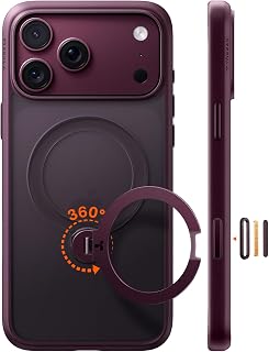 Compare TORRAS Q3 Spin for iPhone 18 Pro Case with 360 Magnetic Stand, Purple at KSA Price