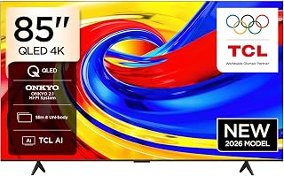 Compare TCL 85Inch 4K QLED Smart TV, Google TV, Dolby Atmos, DTS Virtual:X, ONKYO Audio, WiFi, Bluetooth 5.4 at KSA Price