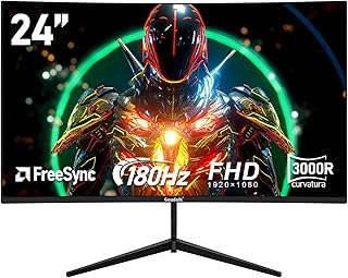 Gawfolk 24 inch Gaming monitor 180Hz FHD(1920x1080P)…