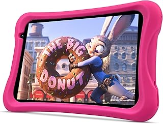 PRITOM 8 inch Quad Core Kids Android Tablet, 64GB,…