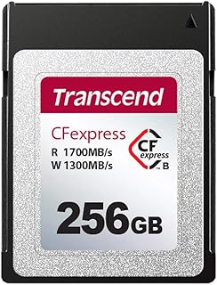 Compare Transcend TS256GCFE820 CFexpress 820 Type B Memory Card for 4K Video Capture UltraFast Transfer Speed of 1700 MBs at KSA Price
