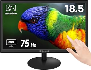 Compare SKitphrati  18.5 inch 1366 x 768 Touch Screen Monitor Wall Mount 10 Point Touch Screen for Computer with HDMI VGA Type B Port, Touch Screen at KSA Price