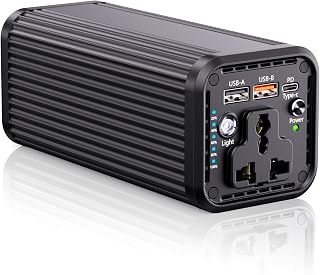 Compare Portable Power Station 100W AC Outlet 220V, 27000mAh 99.9Wh Laptop Power Bank, 65W PD TypeC&12W USBA+18W USBB, Fast Backup for Camping, Emergency, Travel, Business, for Laptop, Drone, Camera at KSA Price