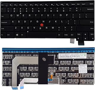 Compare Replacement Keyboard Compatible with Lenovo ThinkPad T460s T470s Not Fit T460 T460p T470 T470p No Backlit 00PA452 00PA482 SN20H42364 at KSA Price