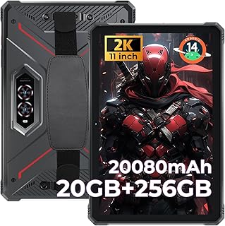 Compare HOTWAV R9 Pro Rugged Tablet 2K 11 inch Android 14 Tablets  20080mAh Waterproof Tablet 20GB+256GB2TB TF Work Tablets, 64MP+16MP Camera OctaCore IP68IP69K,4G Dual SIM5G WiFiFace IDGPSOTG at KSA Price
