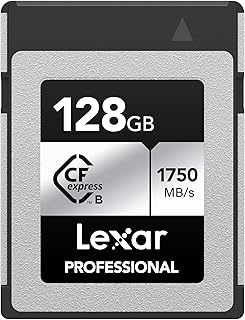 Lexar 128GB Professional CFexpress Type B Silver…