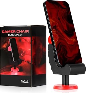 Compare VELENTI Gamer Chair Phone Stand  Phone Holder for Smartphones, Kindles Up to 19 cm Tall  Fun Gaming Accessories for Gamers  Useful Gamer Gadgets  Lovely Birthday Gift for Gamers at KSA Price