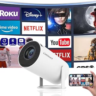 Compare 5G WiFi Projector, 4K Support, 5.0 Bluetooth Speaker with 130'' Screen,Auto Keystone Correction, Compatible with AndroidiOSWindowsTV StickHDMIUSBAudio 3.5 at KSA Price