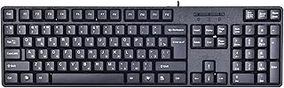 MCSaite Wired Russian/English Computer Keyboard, Full-Size…