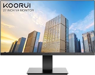 Compare KOORUI 27 Inch FHD Monitor, Computer MonitorVA Panel, 1080P, 75HZ, HDMI+VGA, 99% SRGB, 5ms Response, Eye Care Virtually Borderless Design Display Monitor at KSA Price