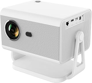 Compare WiFi Smart Projector BT 4K 1080P Full HD Home Theater Portable Automatic Keystone Correction 180 Degree Rotation Integrated Streaming App EU Plug at KSA Price