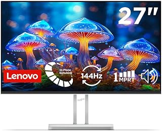Compare Lenovo L27i4C,27 inch,FHD | IPS | 1ms | 100Hz HDMI | VGA + HDMI | FreeSync | 4Side Borderless | Metal Stand |2X3W Speakers | New Artery SW|NLBL+EyeSafe2.0, Phone holder,Cloud Grey color at KSA Price