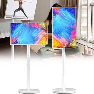 Professional Mobile Smart TV On Wheels Touchscreen…