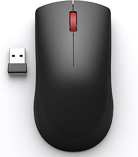 Lenovo Wireless Mouse (WL150) - 2.4G Nano USB-A Ambidextrous…