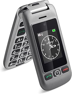 Compare artfone G6 4G Unlocked Basic Mobile Phone for Seniors丨Flip Phone丨SIM Free Big Button Senior Mobile Phone丨Dual Display丨 SOS Button丨Speed Dial丨USBC丨Charging Dock丨FM Radio丨Torch丨1300mAh Battery  Grey at KSA Price