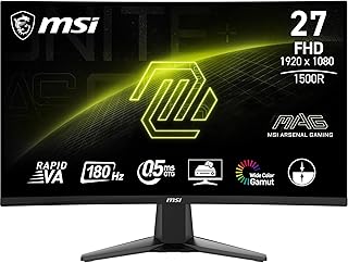 MSI MAG 27C6F 27 Inch FHD Curved Gaming…
