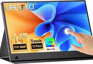 UPERFECT 14 Inch 1080P FHD Portable Touchscreen…