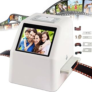 Compare 22MP High Resolution Film Slide Scanner to Convert 135126110 Movies, Slides and Negatives to JPEG, USBSD Digital Movie Converter at KSA Price