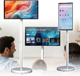 Compare 21.5" Touchscreen Portable TV With Wheel Stand – 27000mAh Battery Operated, 90° Rotation + 25° Tilting, 46GB + 64128GB Storage, 8MP Front Camera | For Home, Fitness, Kitchen & OutdoorB at KSA Price