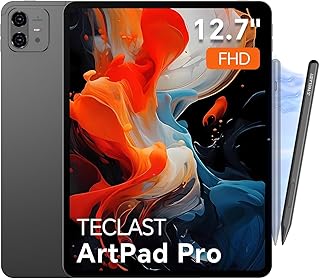 Compare TECLAST Artpadpro Android 15 Tablet, 12.7” 2176x1600 Display, 20GB+256GB, Gemini Ai, 10000mAh+30W Fast Charge, 13 inch Tablet with Widevine L1, 5G WiFi,4G LTE,GPS  Includes Pen at KSA Price
