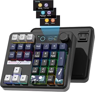 Compare Womier SK30 Mechanical Numpad Mini Keyboard with Display and Knob at KSA Price