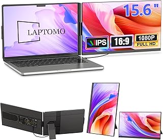 14" Laptop Monitor Extender, FHD 1080P IPS…