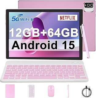 Android 15 tablet, 10 inch, 12GB RAM+64GB ROM/1TB…
