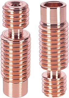 Compare V6 Throat AllMetal Copper Stainless Steel 3D Printer Parts Nozzle Throat Suitable for 1.75mm E3D V6 Hotend Heated Block 3D Printing Accessories Size : 1.75mm at KSA Price