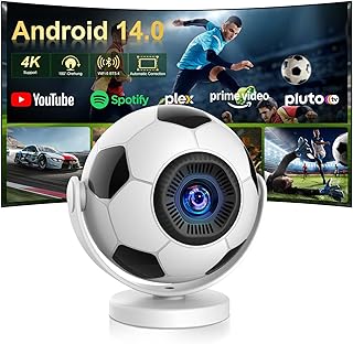 HY300F Smart Projector with 5G WiFi 6 and…