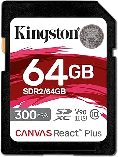 Kingston Canvas React Plus 64GB SD Card | SDXC…