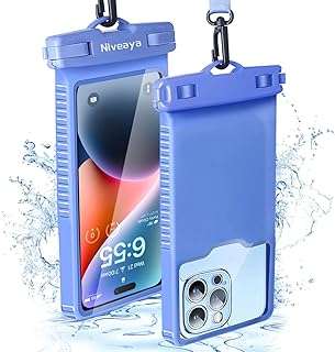 Niveaya Waterproof Phone Pouch, Waterproof Phone Case…