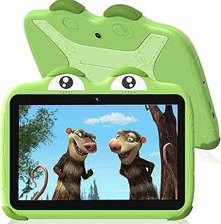 Compare Kids Tablet 10 inch Toddler Tablet for Kids Android 64GB Toddler Tablets with Case Parental Controls WiFi Children's Tablets Dual Camera Touch Screen Kids Offiline Apps Installed Support Netflix at KSA Price