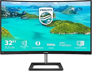 Compare Philips 322E1C  32 inch FHD Curved Monitor,75Hz, 4ms, VA, AMD FreeSync, Smart Image, free 1920 x 1080, 250 cdm² VGAHDMIDP at KSA Price
