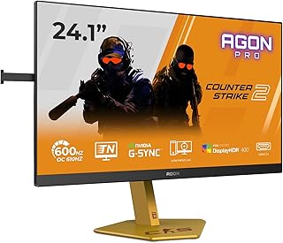 Compare AOC CS24A 24.1 inch FHD Monitor 610Hz, TN eSports Panel, 0.5ms GtG, Adaptive Sync, HDR400, GSync Compatible, Height Adjustment, 1920x1080 HDMI 2x 2.1 DP USB Hub Black at KSA Price